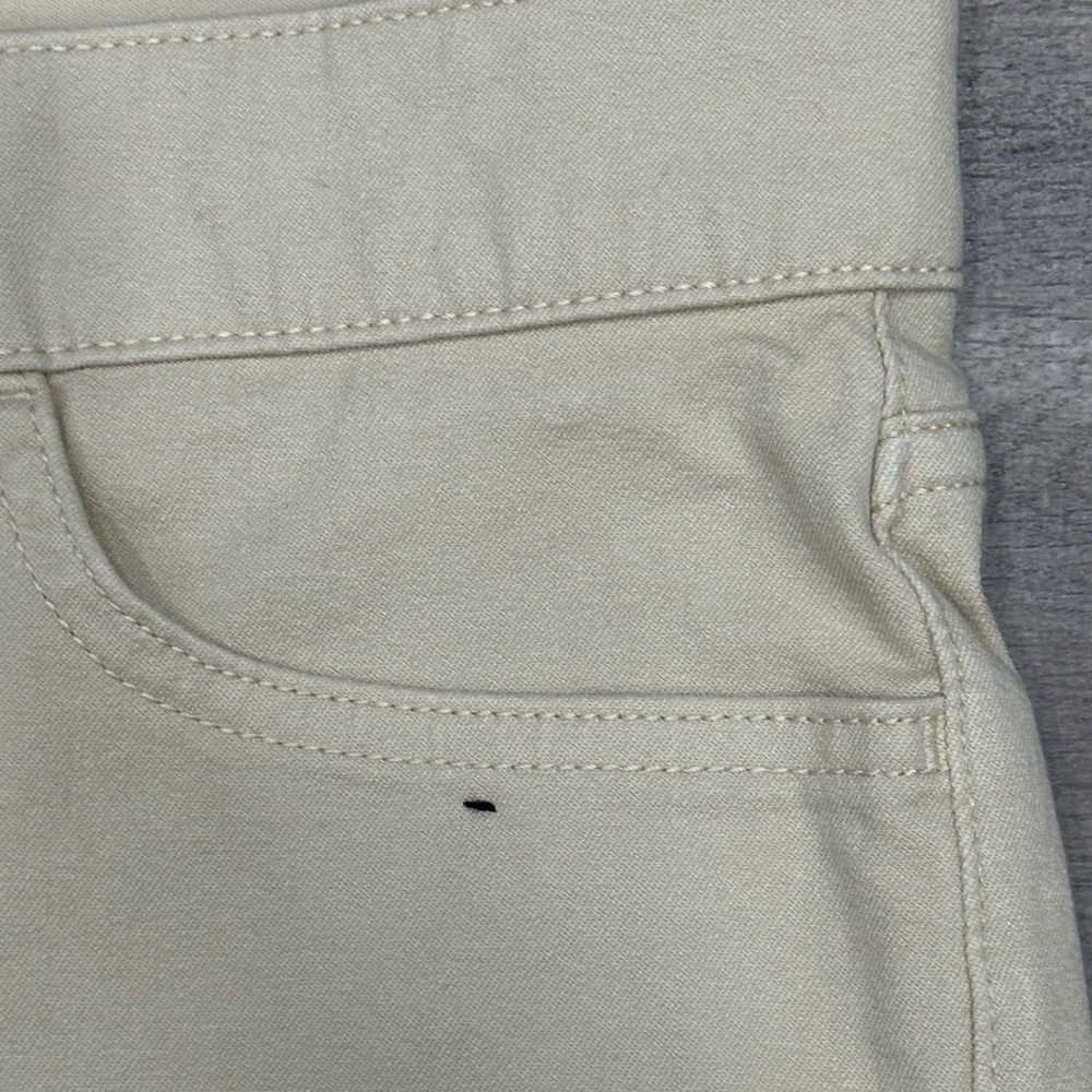 Women’s Chaps 14 Large Jeans Denim Khaki Stretch Flex Waistband Straight NWOT - Picture 6 of 12